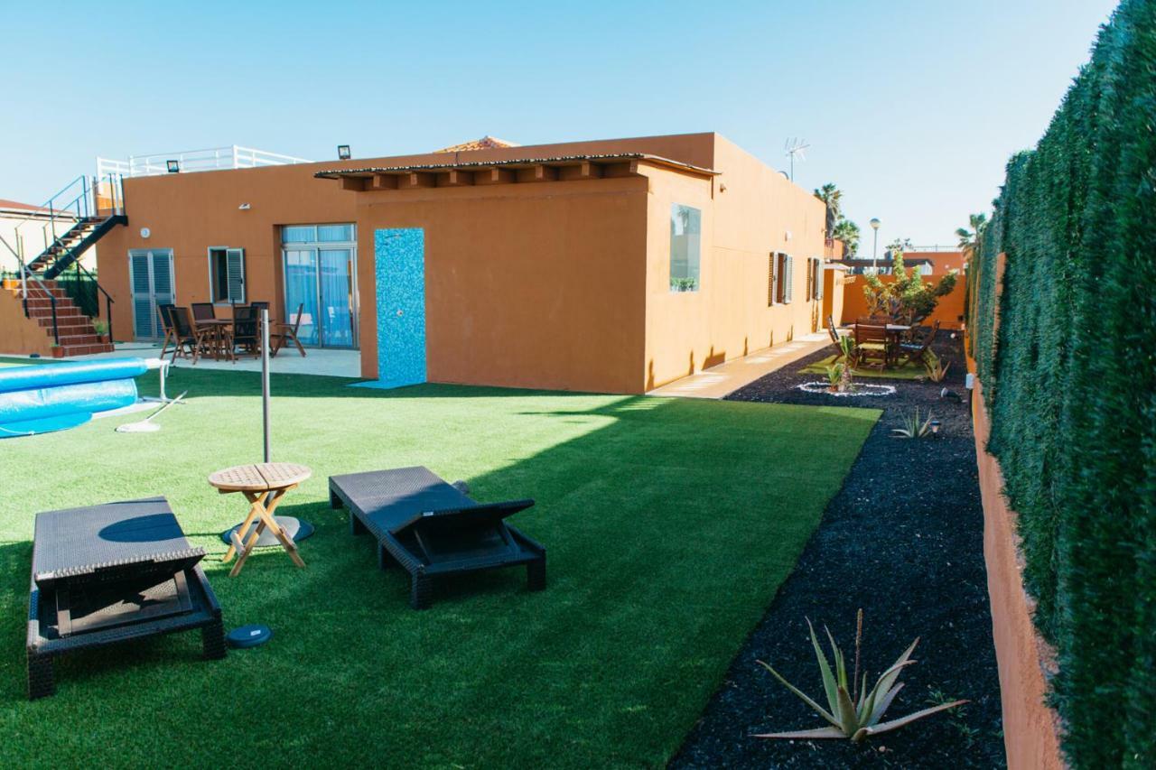 Eco Villa White Suite With Climatized Pool Caleta De Fuste Exterior photo